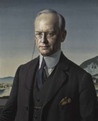 Brockhurst Gerald Leslie Porträt von Charles Carpenter 1925