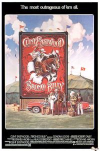 Impresión de la lona del cartel de la película de Bronco Billy 1980