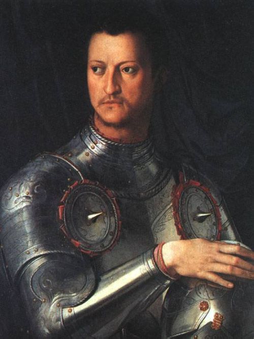 Bronzino Cosimo De Medici In Armour canvas print
