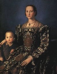 Bronzino Eleonora Of Toledo And Son canvas print