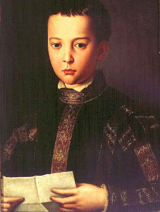 Bronzino Francesco De Medici canvas print