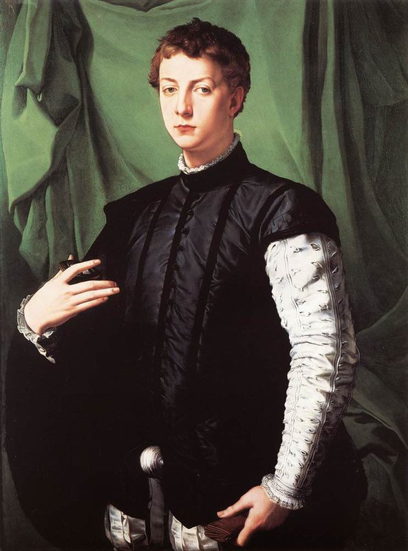 Bronzino Portrait Of Ludovico Capponi canvas print