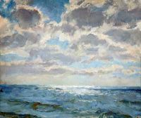 Browning Amy Katherine Seascape Before 1935 canvas print