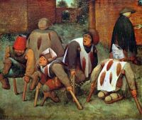 Bruegel The Beggars canvas print