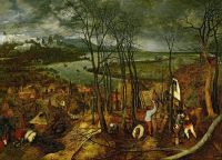 Bruegel The Gloomy Day canvas print