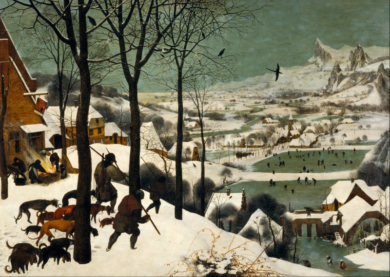 Bruegel The Hunters In The Snow canvas print