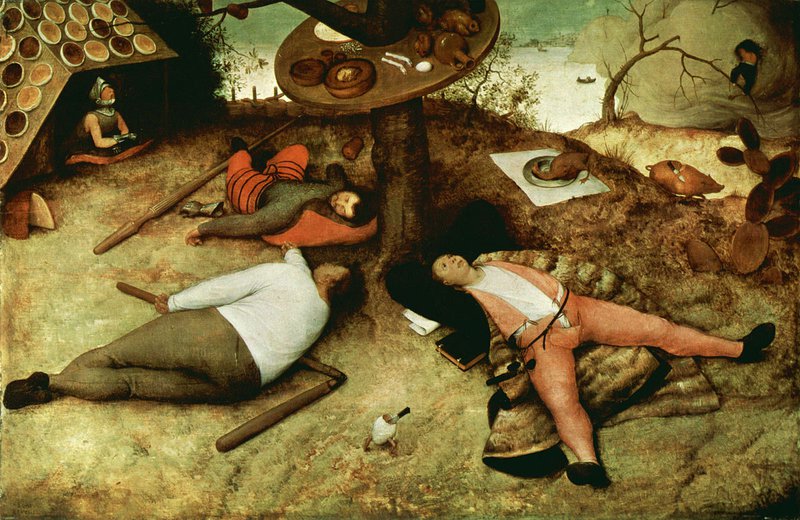 Bruegel The Land Of Cockaigne canvas print