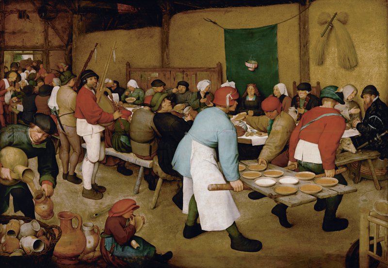 Bruegel The Peasant Wedding canvas print
