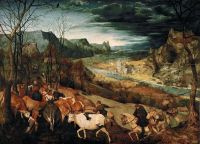Bruegel The Return Of The Herd canvas print