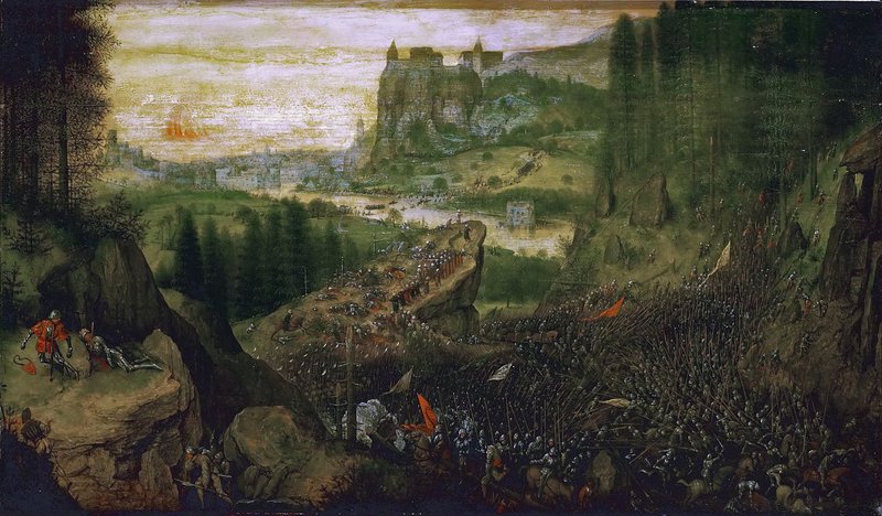 Bruegel The Suicide Of Saul canvas print