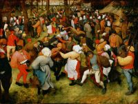 Bruegel The Wedding Dance canvas print