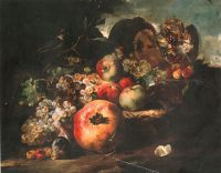 Brueghel Abraham لا يزال يعيش مع الفواكه