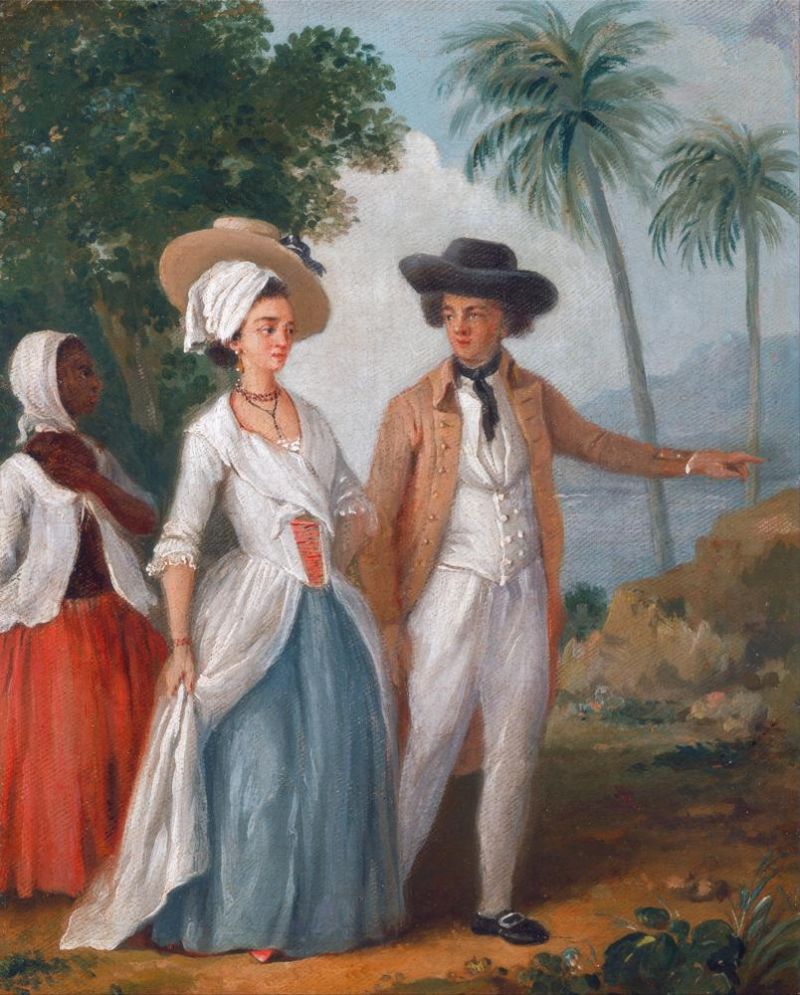 Brunias Agostino Planter And His Wife With A Servant canvas print