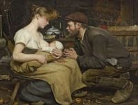 لوحة بولاند جان يوجين إسعاد الآباء والأمهات