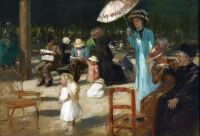 Bunny Rupert In The Luxembourg Gardens Ca. 1909 canvas print