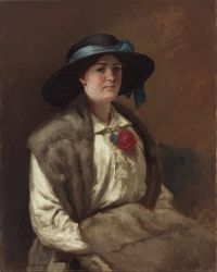 Bunny Rupert Porträt von Miss Hilary Mackinnon 1913