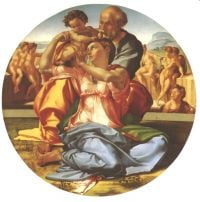 Buonarotti Michelangelo Holy Family canvas print