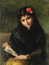 Burgess John Bagnold Eine spanische Schönheit 1875
