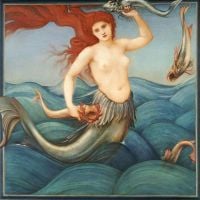 Burne Jones Edward A Sea Nymph 1881
