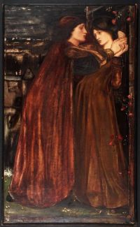 Burne Jones Edward Clerk Saunders 1861 canvas print