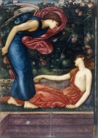 Burne Jones Edward Amor findet Psyche Ca. 1865