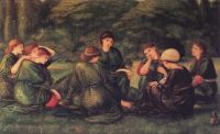 Burne Jones Edward Green Summer 1868 canvas print