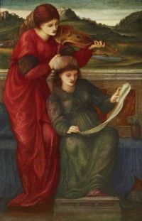 Burne Jones Edward Musik 1877