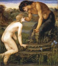 Burne Jones Edward Pan und Psyche Ca. 1872 74