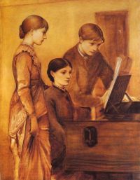Burne Jones Edward Porträtgruppe der Künstlerfamilie Ca. 1877 83
