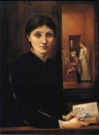 번 존스 에드워드 조지나의 초상화 번 존스 Ca. 1883년