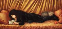 번 존스 에드워드 케이티 루이스의 초상화 1886