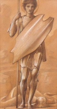 Burne Jones Edward Studie für St. George