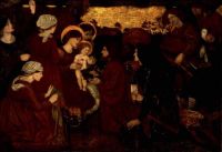 Burne Jones Edward Die Verkündigung und die Anbetung der Könige 1861 2