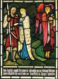 Burne Jones Edward The Quest Of The Sangreal   1. The Failure Of Sir Lancelot 1885 86 canvas print