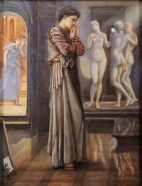 Burne Jones Edward Ygmalion And The Image Serie 2 I   The Heart Desires 1875 78 canvas print