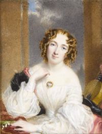Burton Frederic William A Lady 1836