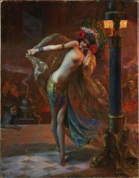 Burton Frederic William Exotic Dancers Ca. 1880