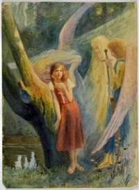Burton Frederic William Jeanne D Arc La Predestinee Ca. 1908 canvas print