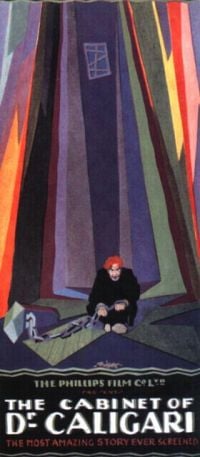 Gabinetto del dottor Caligari Il poster del film 1920a2 del 3