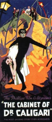 Cabinet Of Dr Caligari The 1920 3a3 Movie Poster canvas print