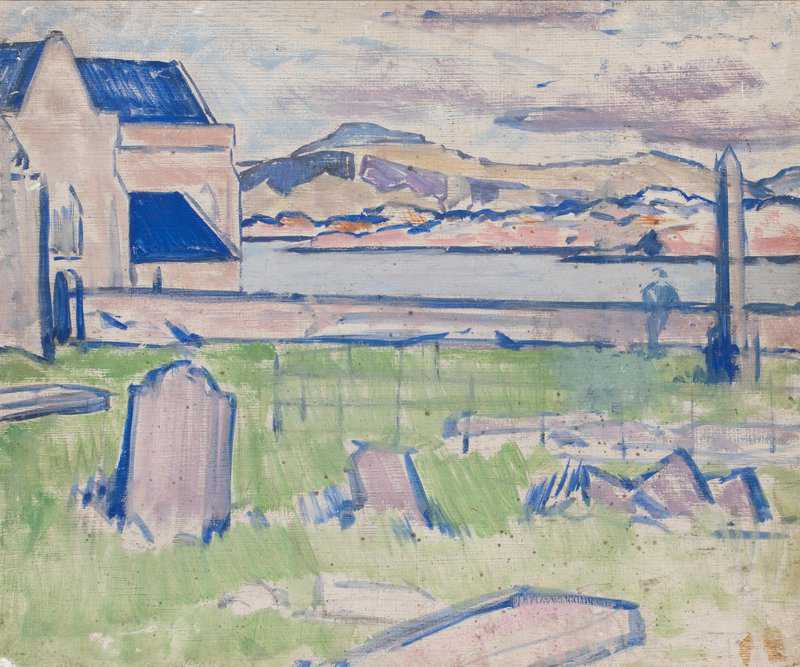 Cadell Francis A Study Of St Oran S Church Iona canvas print