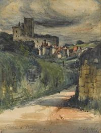 Cadell Francis Chateau De Loches Indre Et Loire 1903