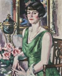 Cadell Francis Porträt von Frau Ion R. Harrison Croft House 1932