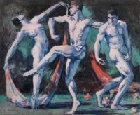 Cadell Francis The Dance Ca. 1918 canvas print