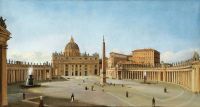 Caffi Ippolito Saint Peter S Square Rome 1 canvas print
