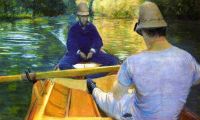 Caillebotte Gustave Boaters On The Yerres 1877 Leinwanddruck