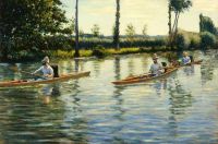 Caillebotte Gustave Boating On The Yerres Leinwanddruck