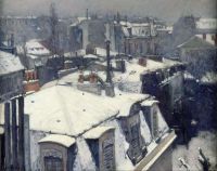 تأثير الثلج Caillebotte Gustave