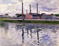 Caillebotte Gustave Factories At Argenteuil canvas print