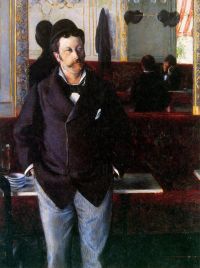 Caillebotte Gustave in einem Café 1880